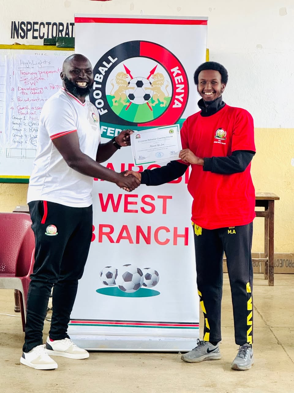 First CAF D refresher course graduates 30 coaches — supporting photograph